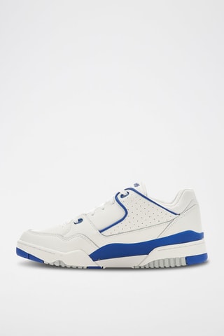 Baskets en cuir LCS T1000 Nineties - Blanc et bleu cobalt