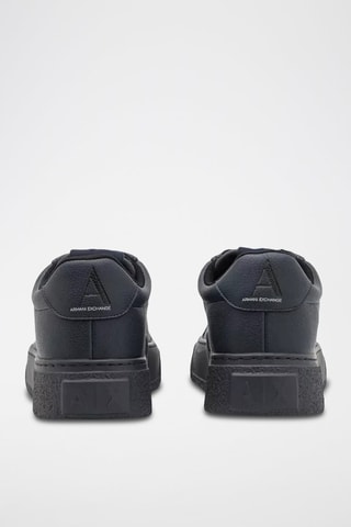 Baskets plateformes - Bleu marine