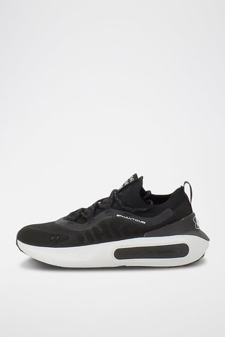 Baskets en cuir Under Armour Phantom 4 - Noir et blanc