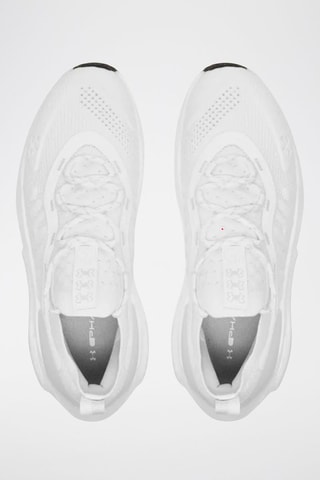 Baskets en cuir Under Armour Phantom 4 - Blanc