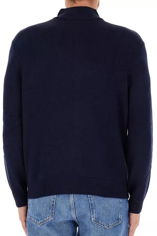 Pull en laine - Bleu marine