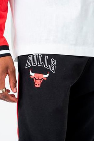 Jogging NBA Stripe Piping Chicago Bulls - Noir