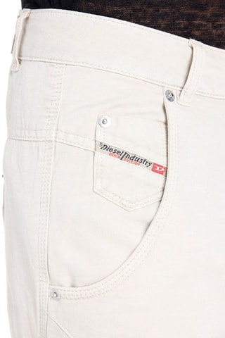 Pantalon carotte en lin Fayza-P 129 - Ecru