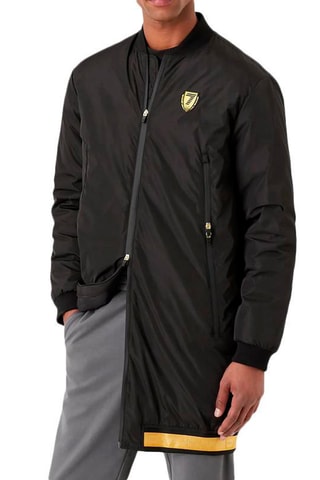 Veste longue - Noir et jaune