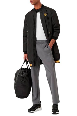 Veste longue - Noir et jaune