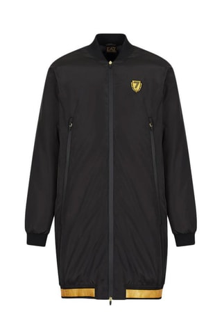 Veste longue - Noir et jaune