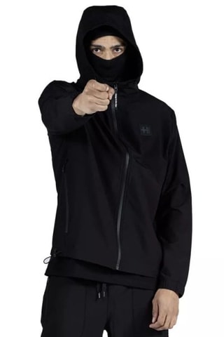 Veste de survêtement à capuche Comet - Noir