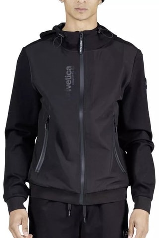 Veste de survêtement à capuche Beta - Noir
