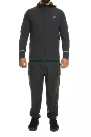 Veste de survêtement à capuche - Noir