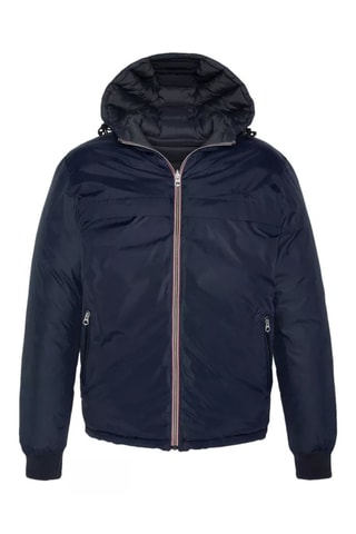Veste réversible à capuche - Bleu marine