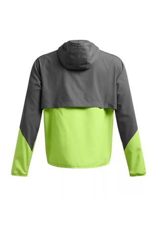 Veste à capuche - Noir, vert et gris 