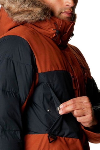 Parka à capuche Marquam Peak - Orange et noir