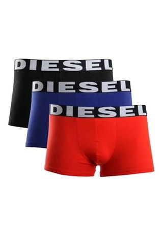 3 boxers - Noir, rouge et bleu