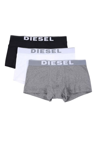 3 boxers - Gris, blanc et noir