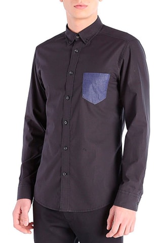 Chemise S-Kinp 900 - Anthracite et bleu 