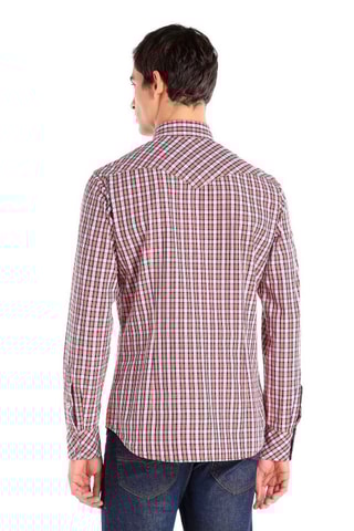 Chemise Sulfura 88P - Bleu marine et orange