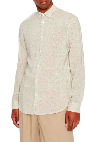 Chemise - Beige et blanc