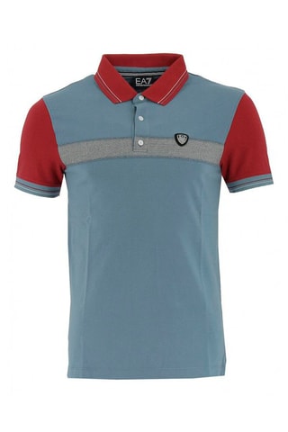 Polo - Bleu et rouge