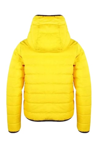 Doudoune réversible à capuche - Jaune et bleu marine