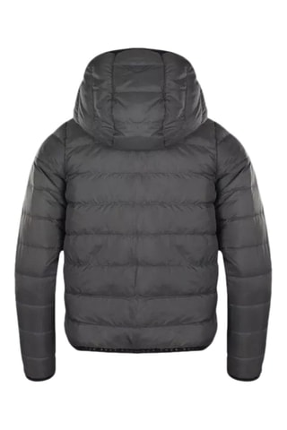 Doudoune réversible à capuche - Bleu et gris