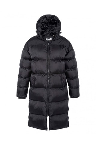 Doudoune longue à capuche 2190Max - Noir