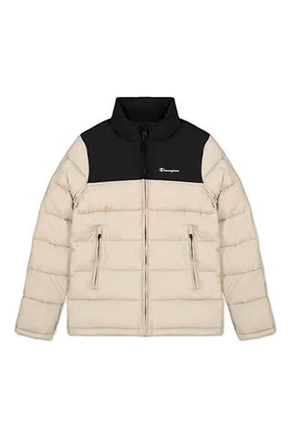 Doudoune - Beige et noir