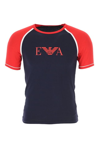 T-shirt - Bleu marine et rouge