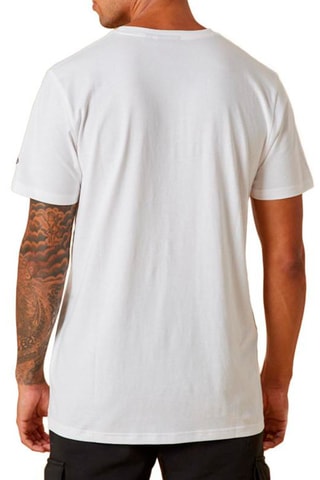 T-shirt NBA Wordmark Court Infill Chicago Bulls - Blanc
