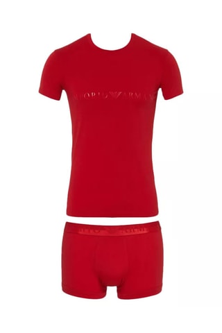 T-shirt et boxer - Rouge