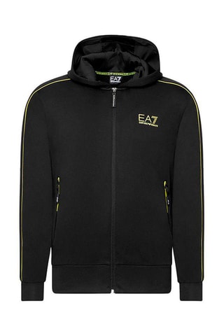 Sweat à capuche - Noir et jaune