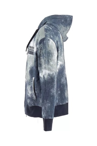 Sweat à capuche - Bleu et blanc