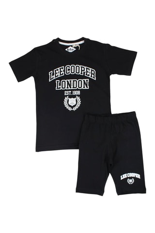 T-shirt e calções - Preto - Lee cooper
