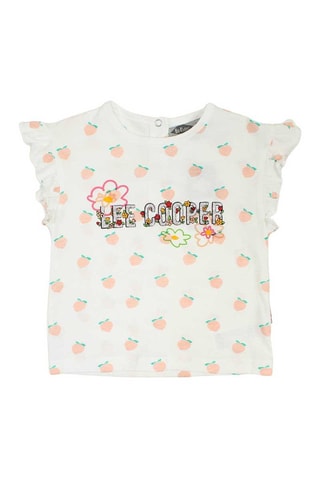 T-shirt e calções Rosa e branco 