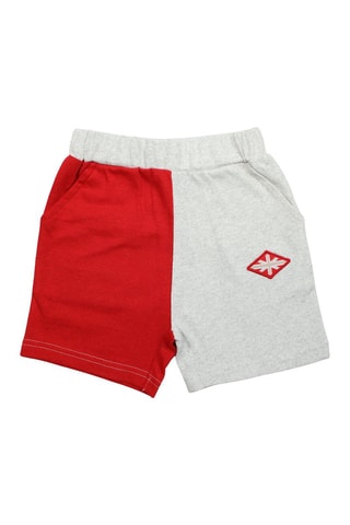 T-shirt e calções Vermelho e cinzento 