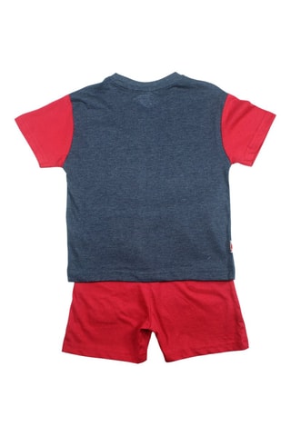 T-shirts e calções - Vermelho 