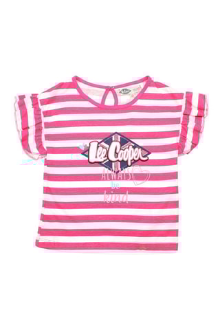 T-shirt e calções Rosa e branco 