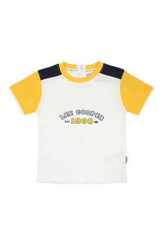 T-shirt e calções Azul-marinho e branco 