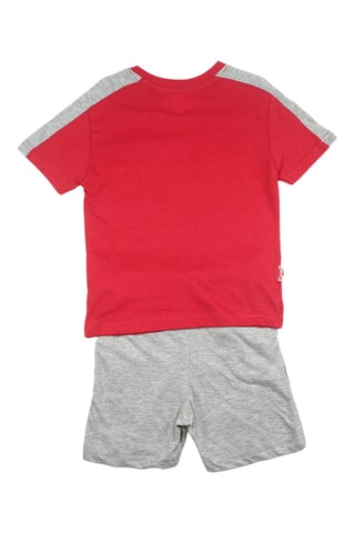 T-shirts e calções - Vermelho 