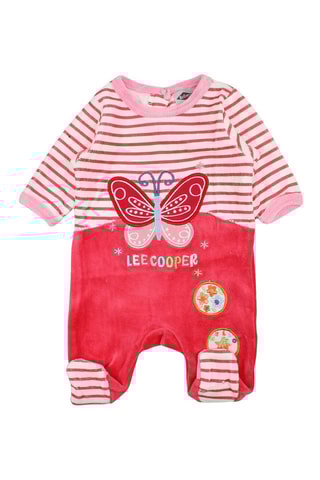 Babygro Fúcsia e branco - Lee Cooper