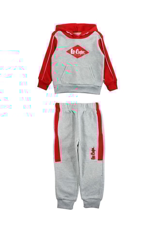 Sweat e calças de treino - Cinzento e vermelho - Lee Cooper