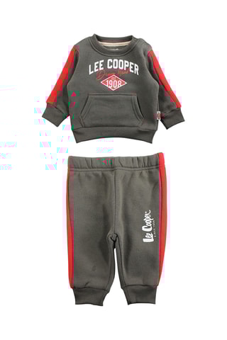 Sweat e calças de treino - Caqui e vermelho - Lee Cooper