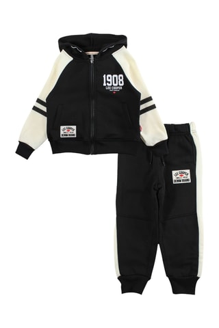 Sweat e calças de treino - Preto e cru - Lee Cooper