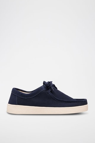 Leren Mocassins Blauw