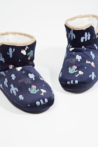 Gevoerde Pantoffels Snoopy Snoopy en The Peanuts - Blauw