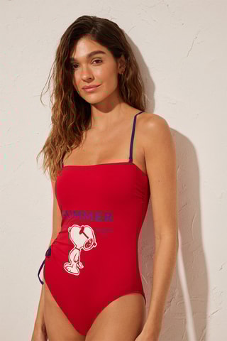 Badpak Snoopy Snoopy en The Peanuts - Rood 