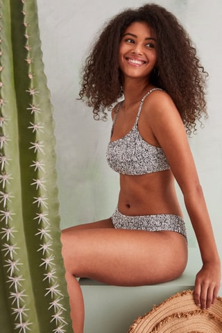 Bikinitop - Wit en Zwart 