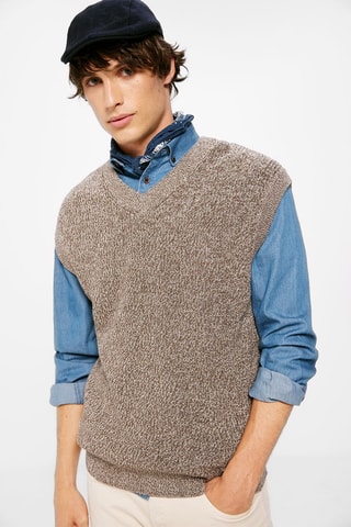 Mouwloos vest- Grijs