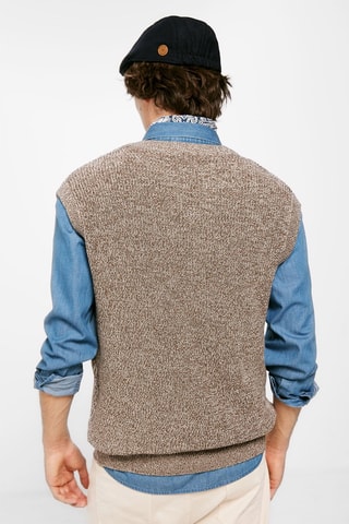Mouwloos vest- Grijs