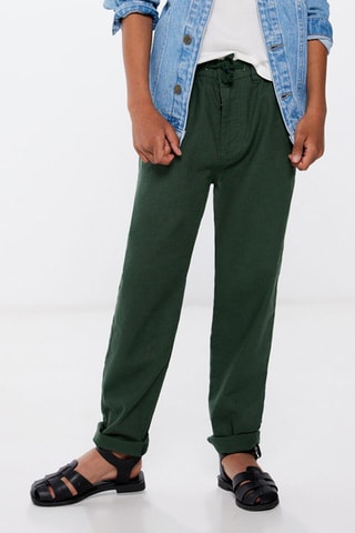 Linnen Broek - Groen
