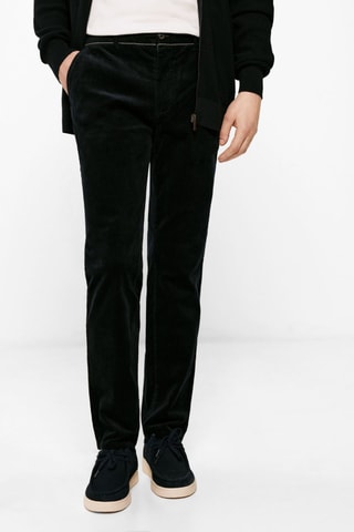 Velours Chino - Zwart